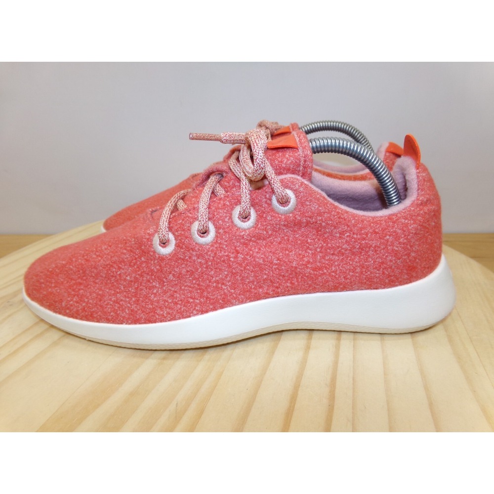 Allbirds‎ Wool Runners WR Running Shoes Sneakers Mens Coral / Orange Size 9